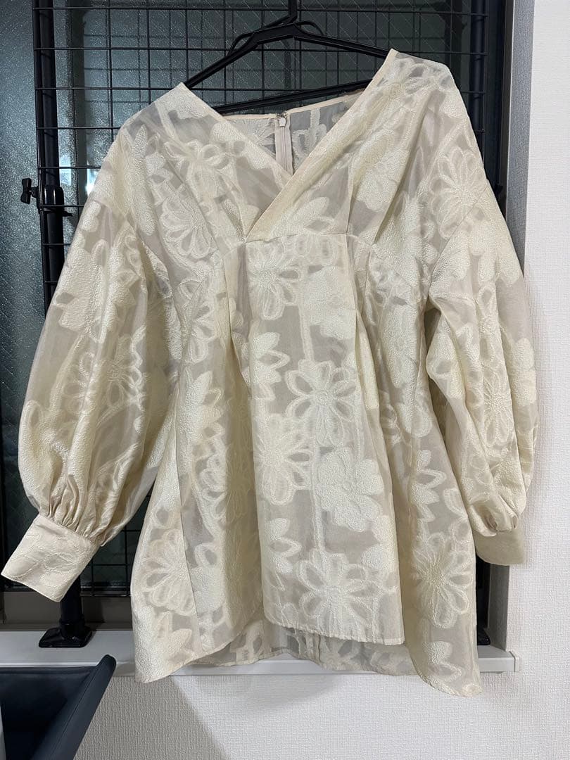 Acka. jacquard mini dress シャガードミニドレス