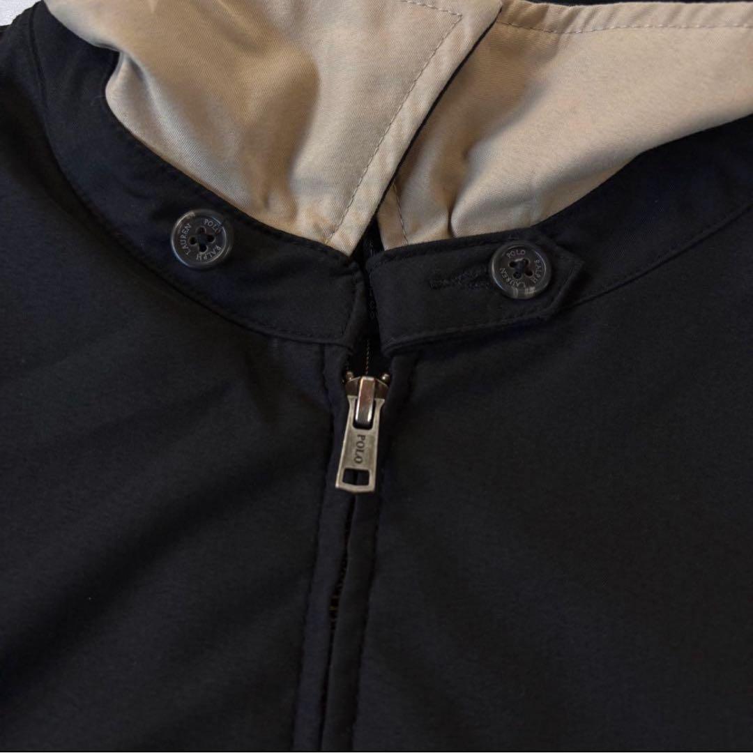 ラルフローレン スウィングトップ　ワンポイントロゴ　XXLサイズ　ブラック　古着