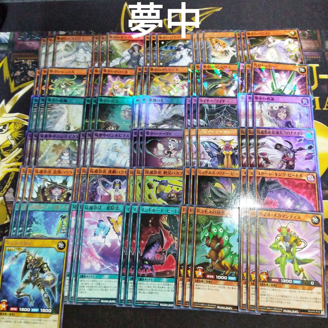 夢中・昆虫族 デッキ 初めての 遊戯王 ラッシュデュエル