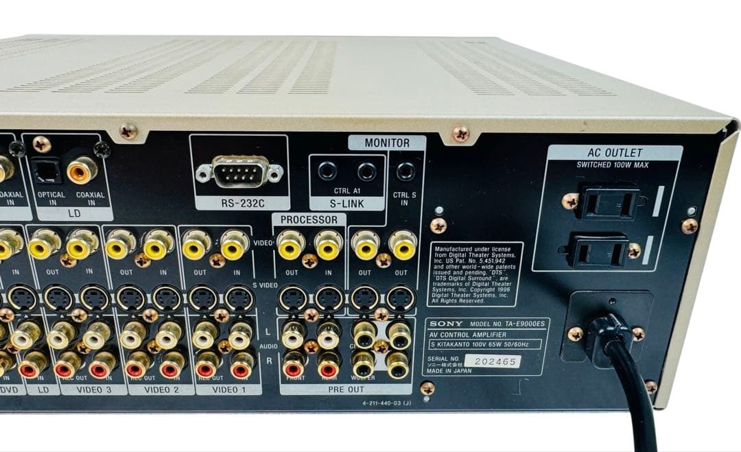 SONY ソニー フラグシップ AVプリアンプ TA-E9000ES