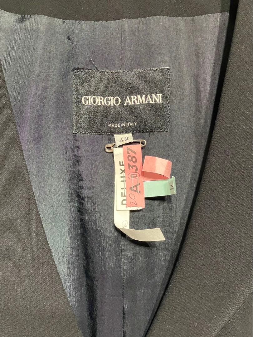 最高級 ジョルジオアルマーニ ストレッチセットアップスーツBORGO 21