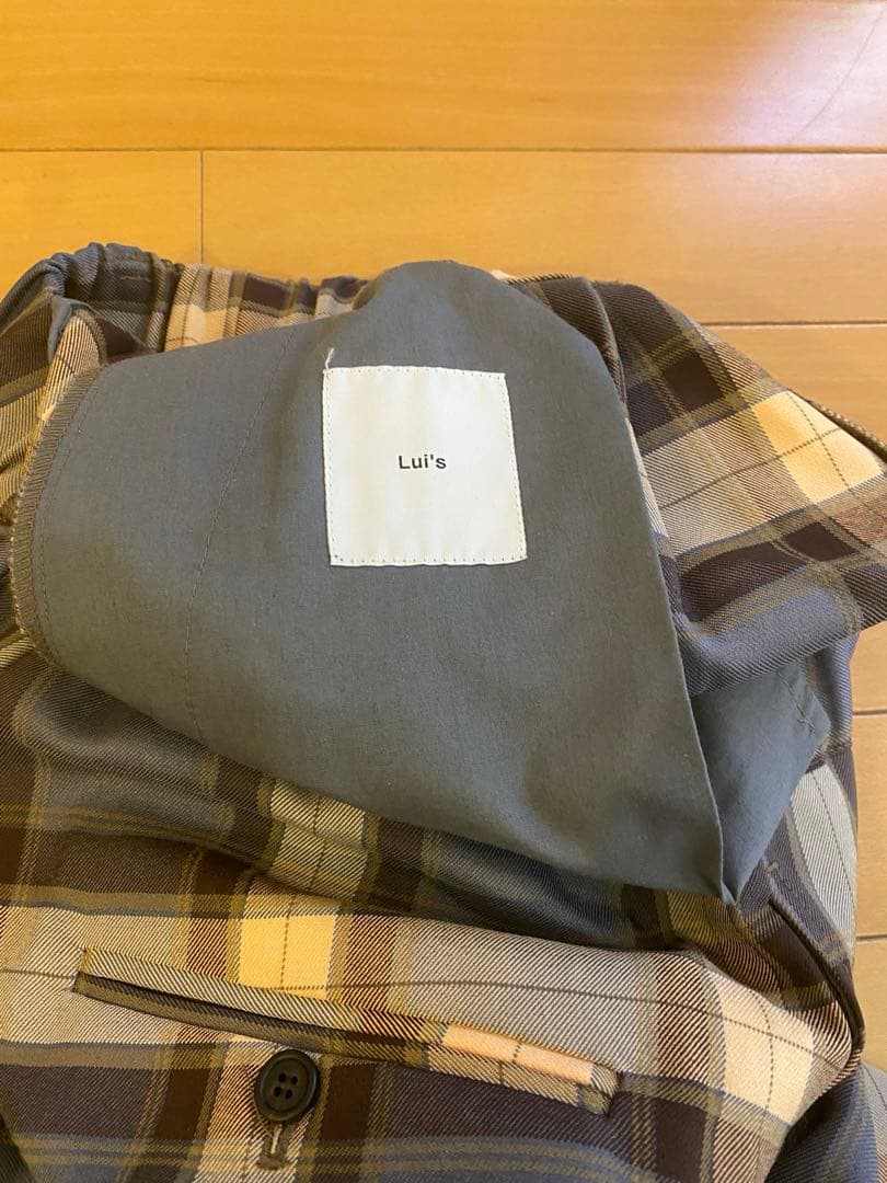極美品 Lui's ロイヤルチェック 上下セット　セットアップ