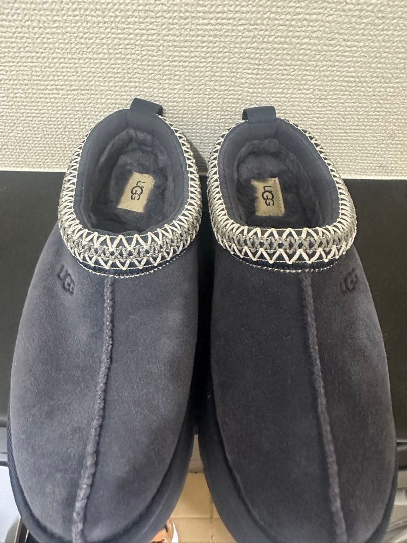 めたもる UGG タスマン ネイビー スリッポンブーツ 24cm 即日発送