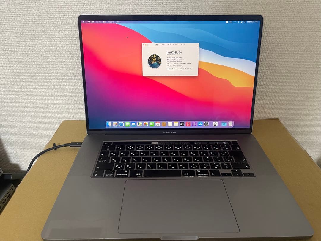 【美品】MacBookPro 2019／16インチ／1TB／i9／64GB