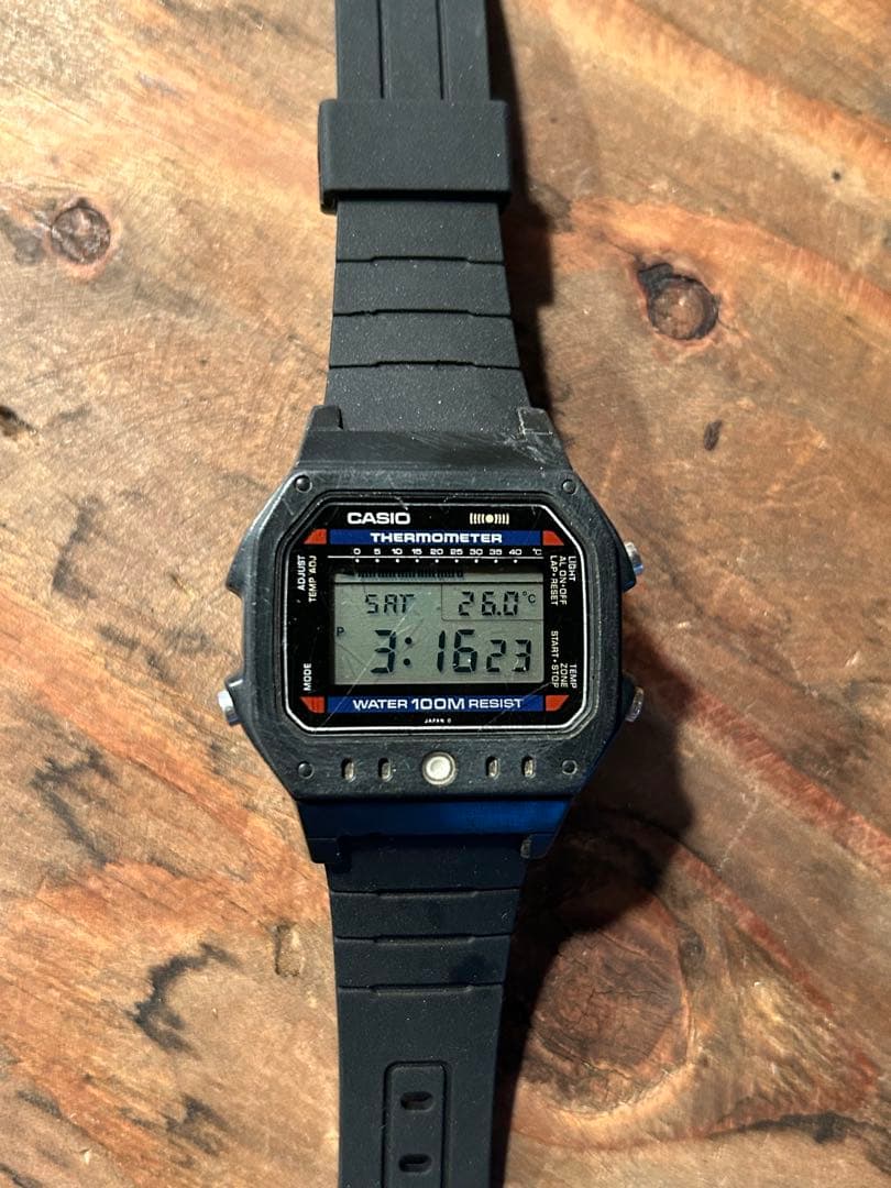 【CASIO】THEAMOMETER 225 TS-1100J レア 電池新品