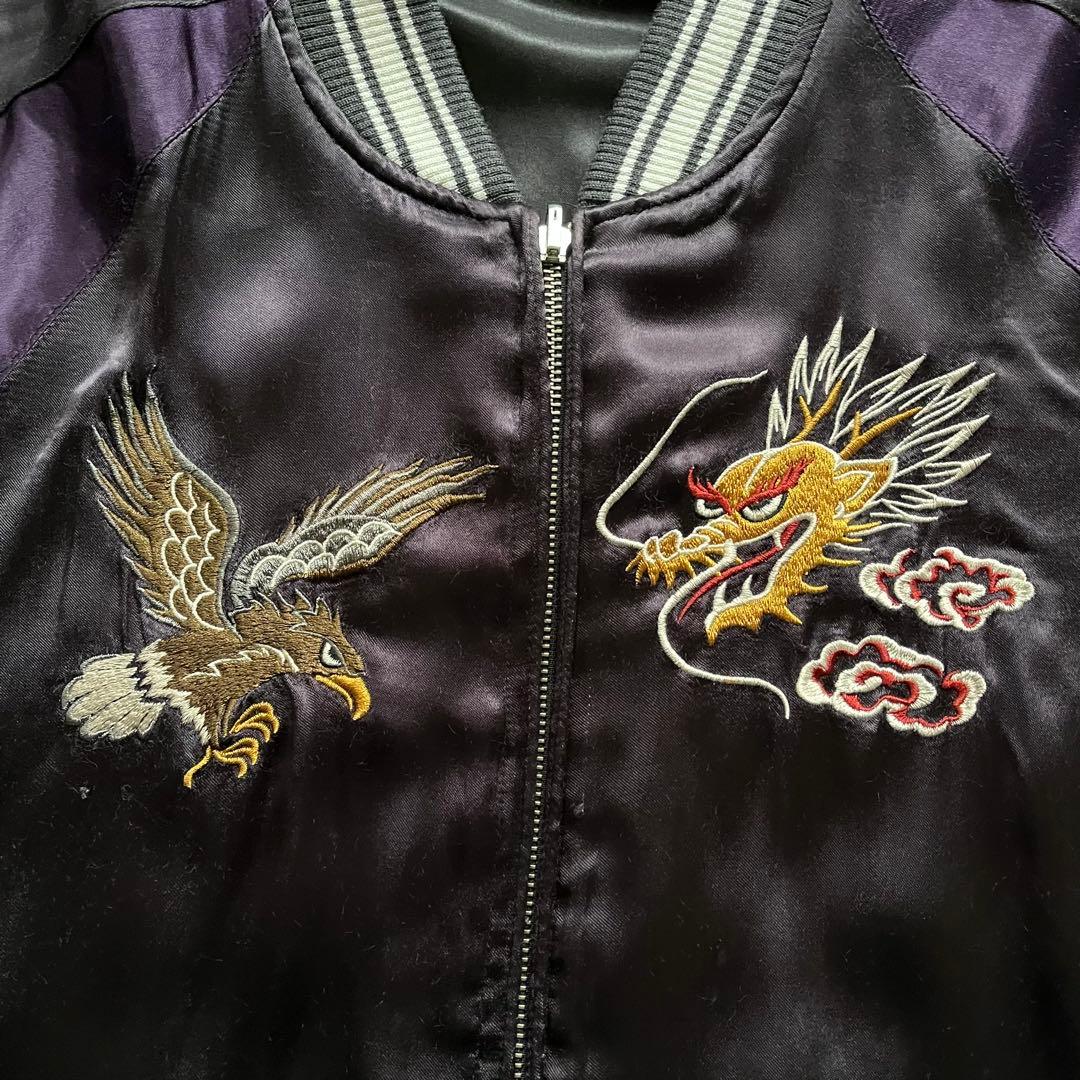 AVIREX スカジャン ドラゴン タカ刺繍