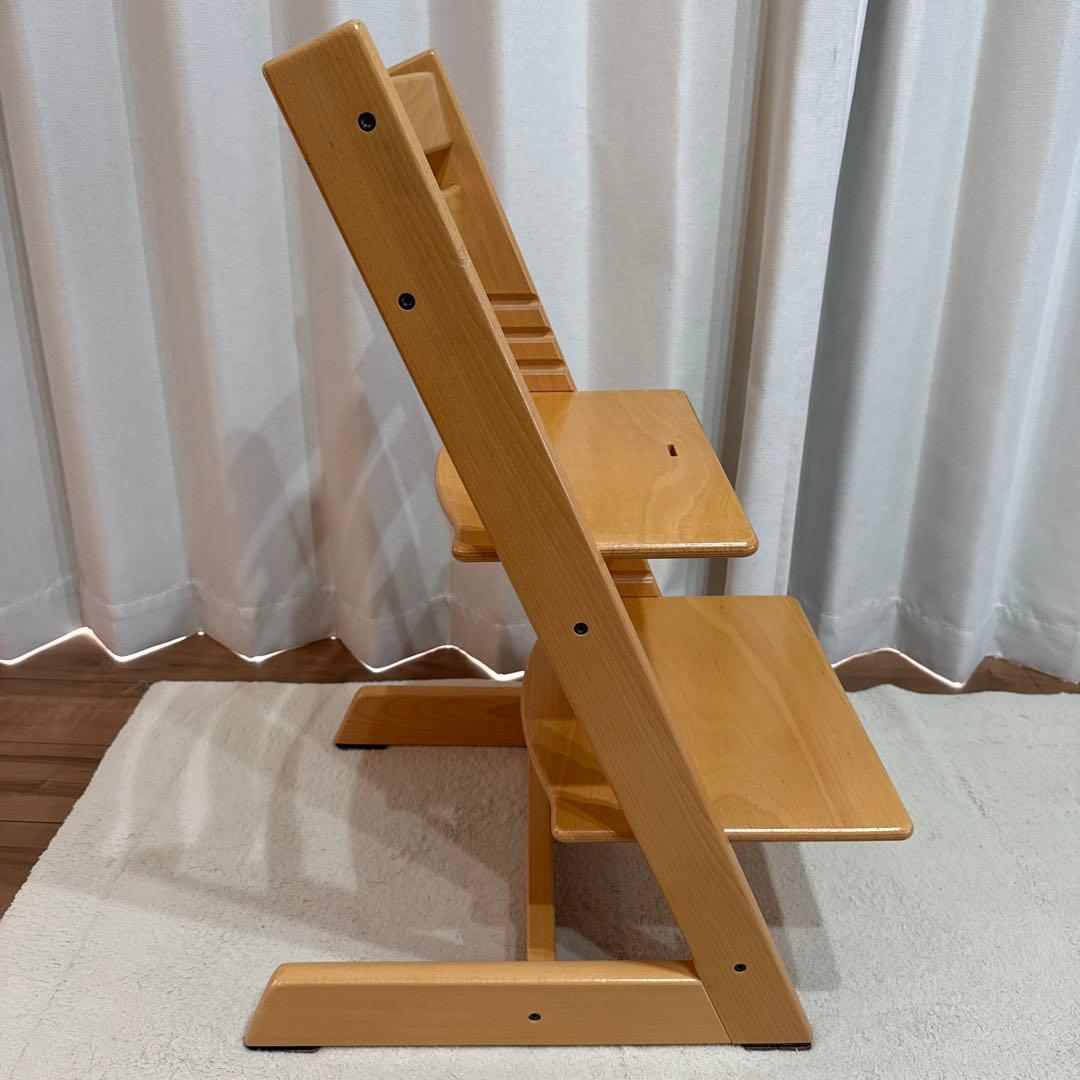 ①STOKKE ストッケ　トリップトラップ　ベビーチェア　ハイチェア　ナチュラル