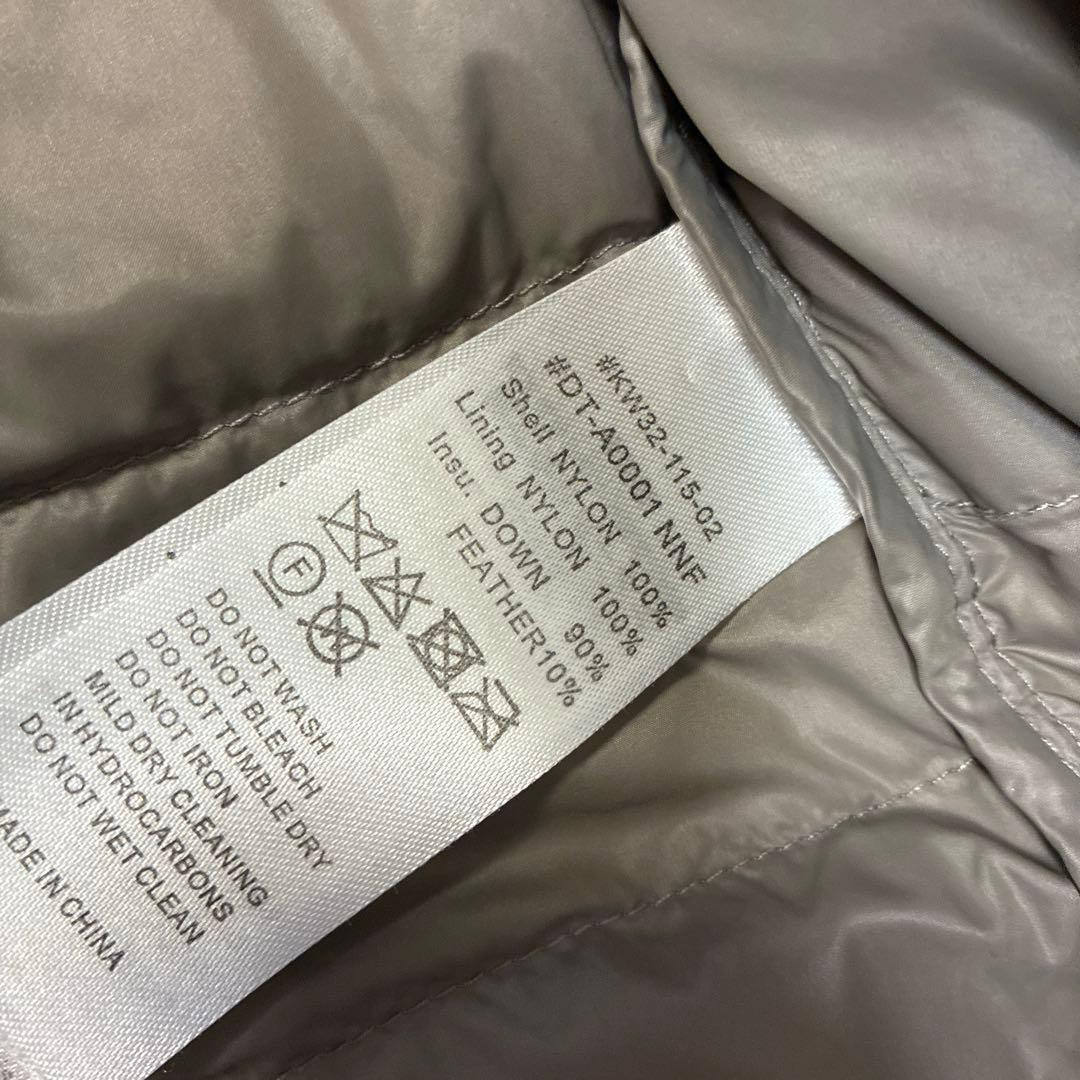 DANTON クルーネックインナーダウンジャケット M