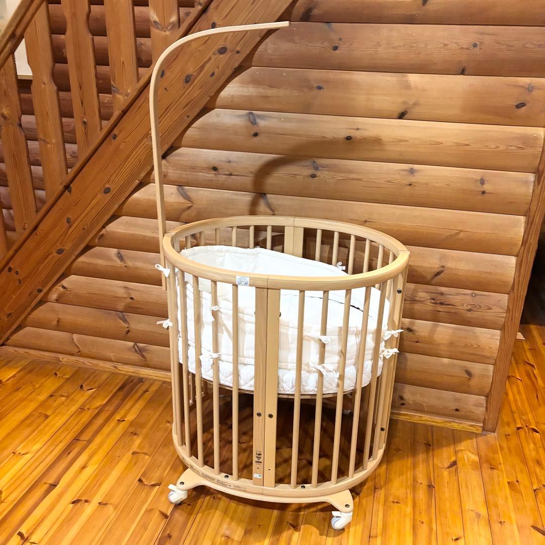 【美品】STOKKE ストッケ スリーピー ベビーベッド ナチュラル