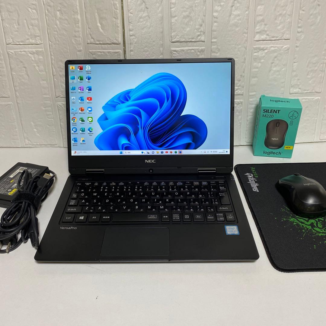Windows11 オフィス付きCoreM3 Webカメラ　美品NECノートPC