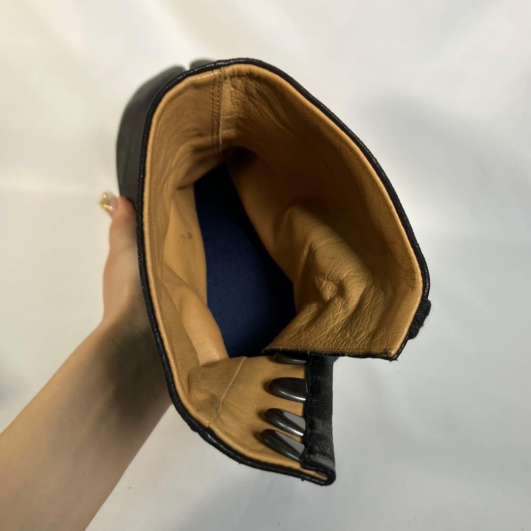 【美品級】メゾンマルジェラ　足袋ブーツ23.5cmタビアンクルブーツ