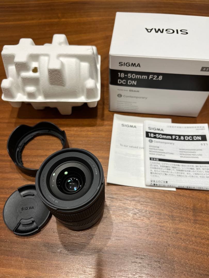 SIGMA 18-50mm F2.8 DC DN レンズ　SONY Eマウント