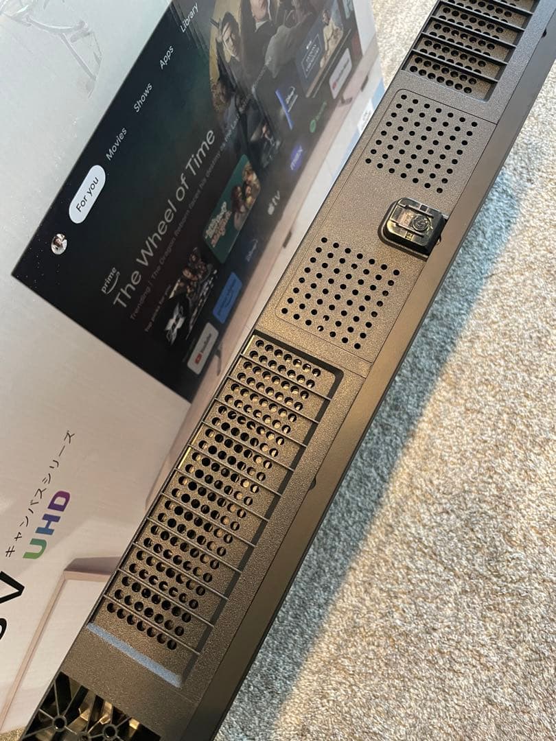 チューナーレステレビ43V型 4KGoogleTV HDR10対応 新品