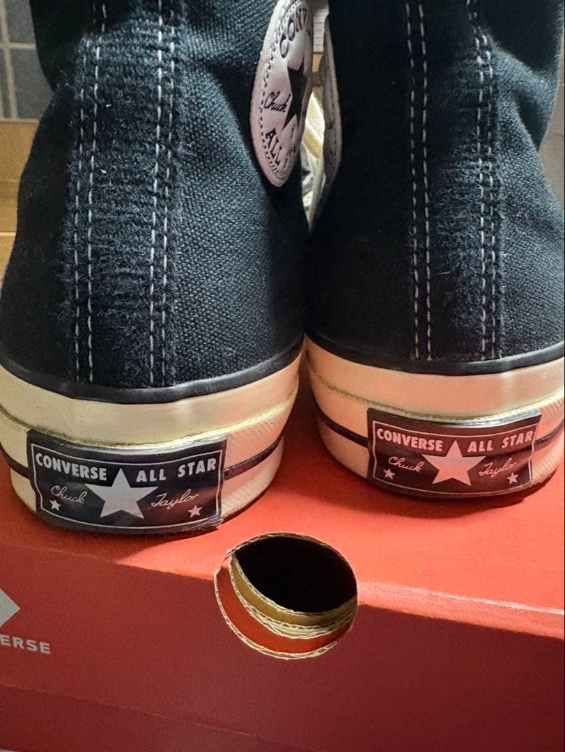 ct70 コンバース　チャックテイラー　ブラック 27.5 レシート付き