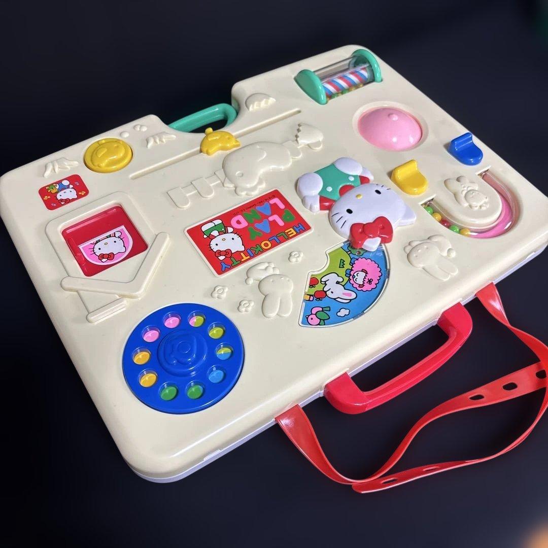 未使用ハローキティおあそびランド オルゴール付き 1991年当時物レア廃盤