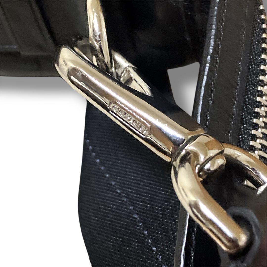 【美品】COACH コーチ70253 オプアートビジネスバッグ　2way A4