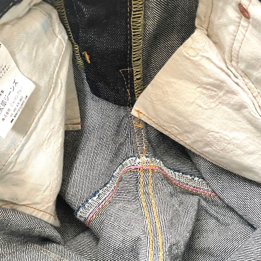 桃太郎ジーンズ　デニム　ジーンズ　濃紺　【美品】 タグ付き　5005sp w26