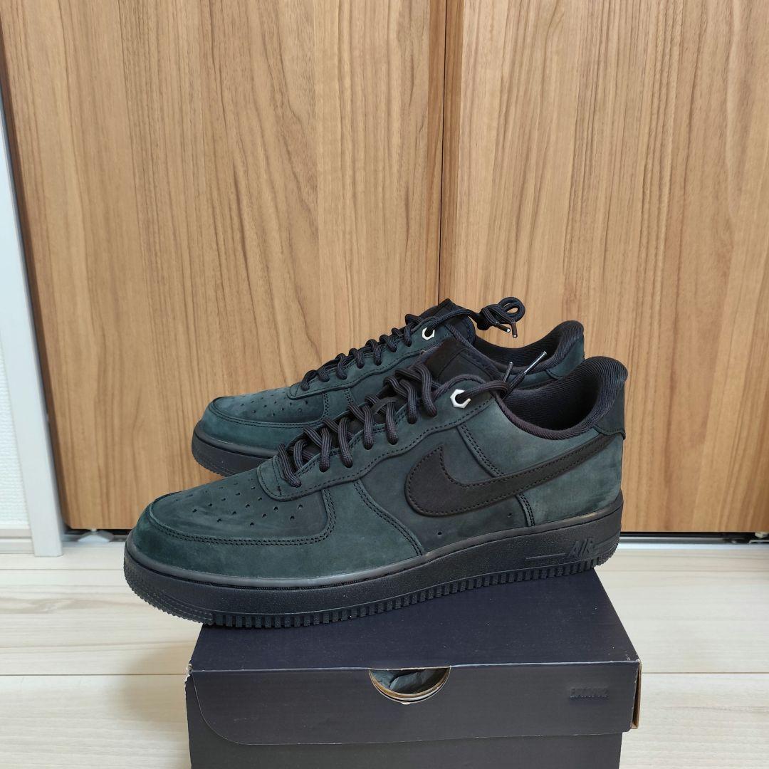 ナイキ エア フォース 1 '07 WB ブラック ヌバック