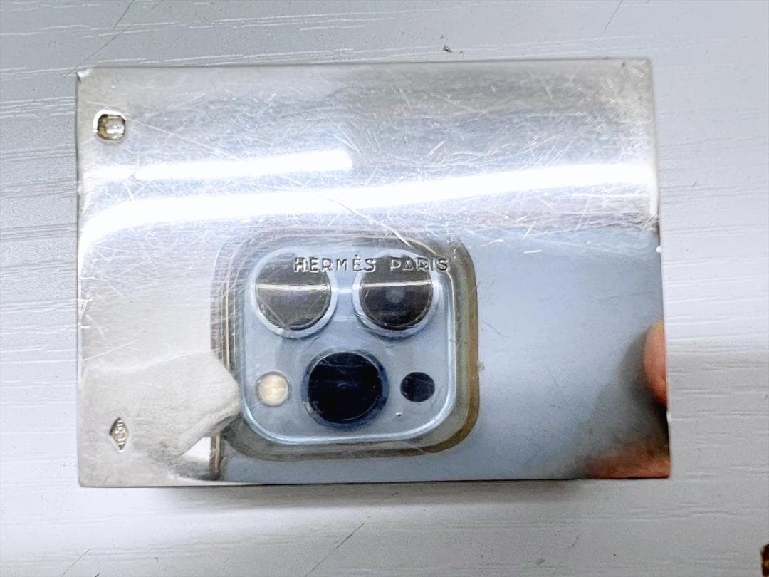 レア　HERMES　エルメス　SV925　マッチケース　マッチカバー　シルバー