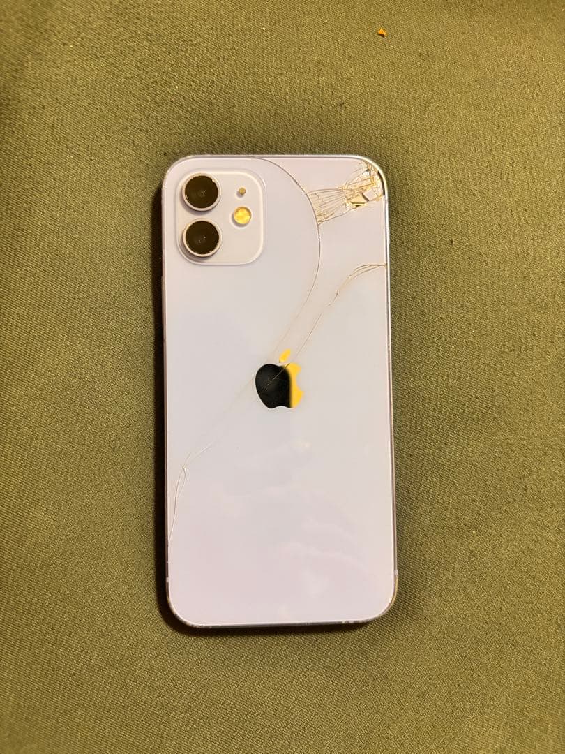 iPhone 12 128G パープル　値下げ交渉○