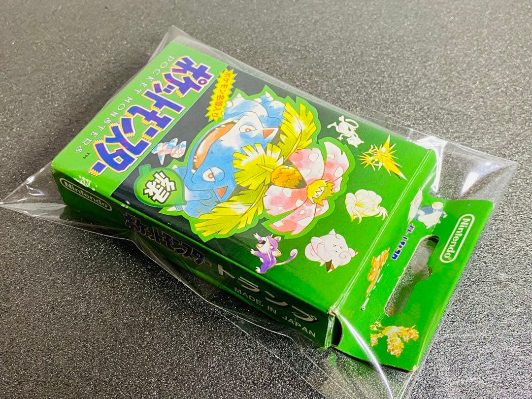 ポケモントランプ 緑 カード完品 箱 説明書付 美品