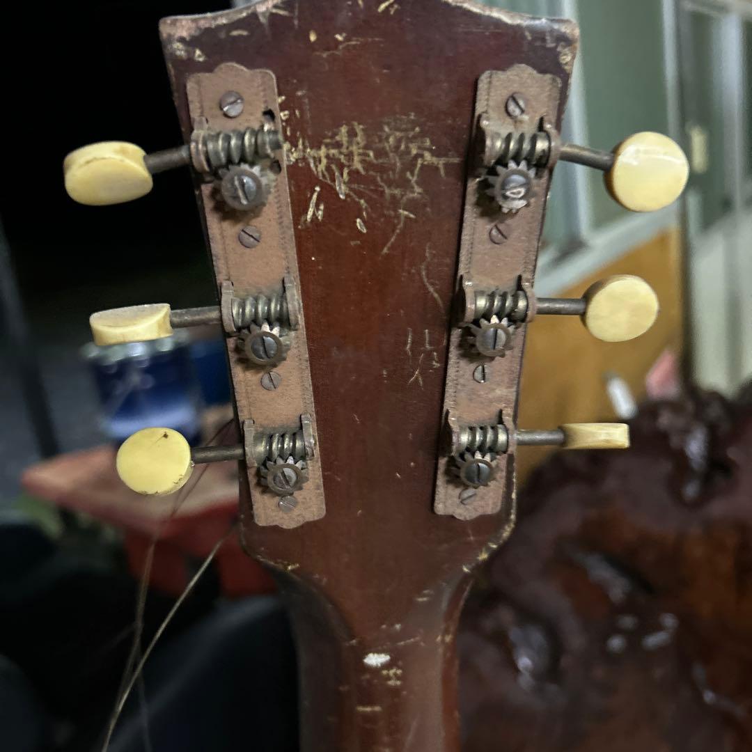 アコースティックギター 木製ヘッドストック