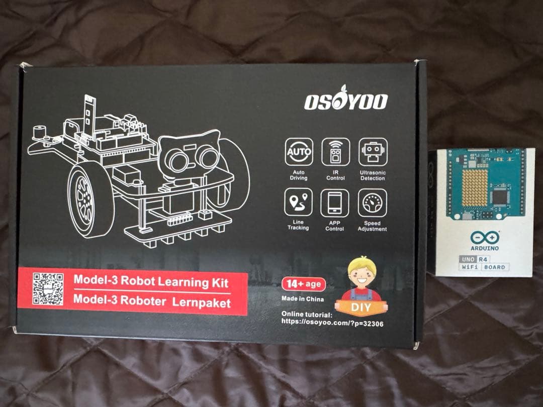 【おまけ付】Arduino Uno R3 カーキット＋ Uno R4 WiFi