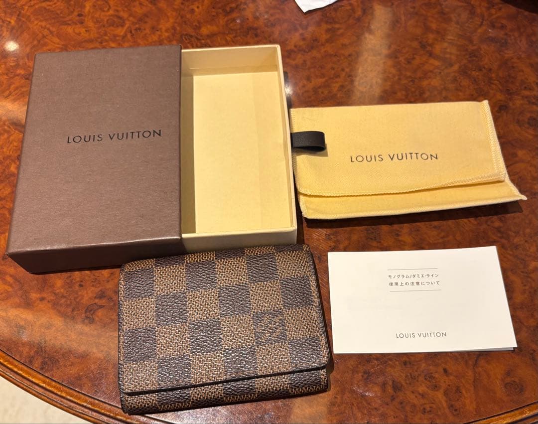 ルイヴィトンダミエ　名刺入れ　付属品あり