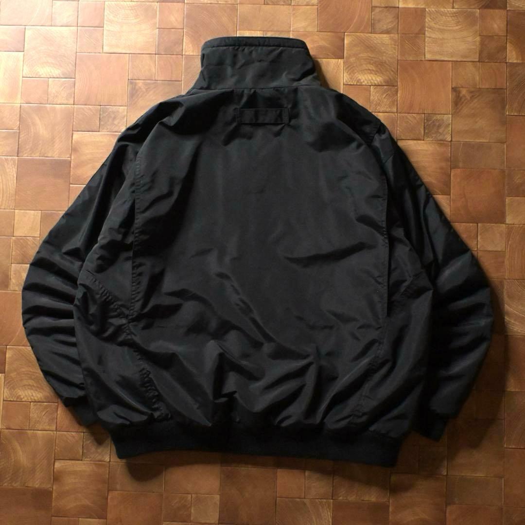 マ*号様 90s　FIELD MASTER　裏フリース ナイロンジャケット　ブラ
