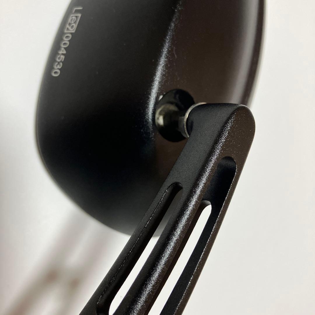 KiWAV バイクミラー オーバル 黒 M10 アルミ製