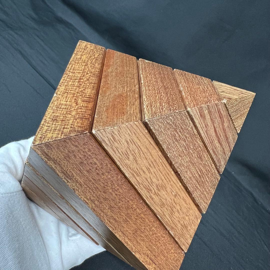 ネフ社　Naef　ダイアモンド　くるみ　ウォルナッツ 積み木 スイス製