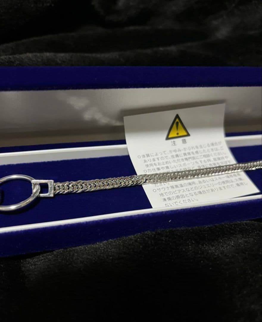 12面トリプル　喜平シルバー925 ブレスレット　アンクレット　18cm