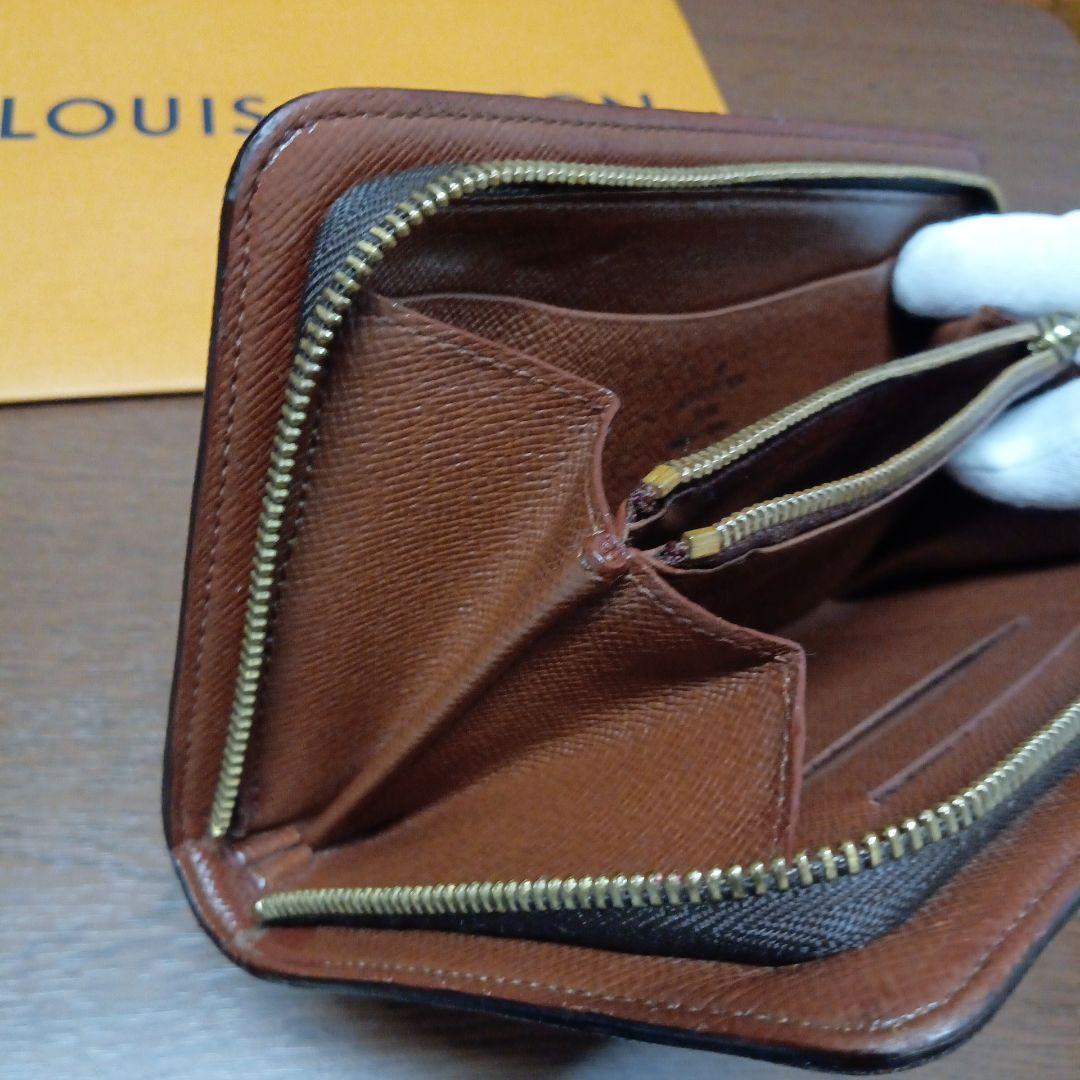 ルイ・ヴィトン。美品モノグラム、ポルトモネ、ジップ長財布
