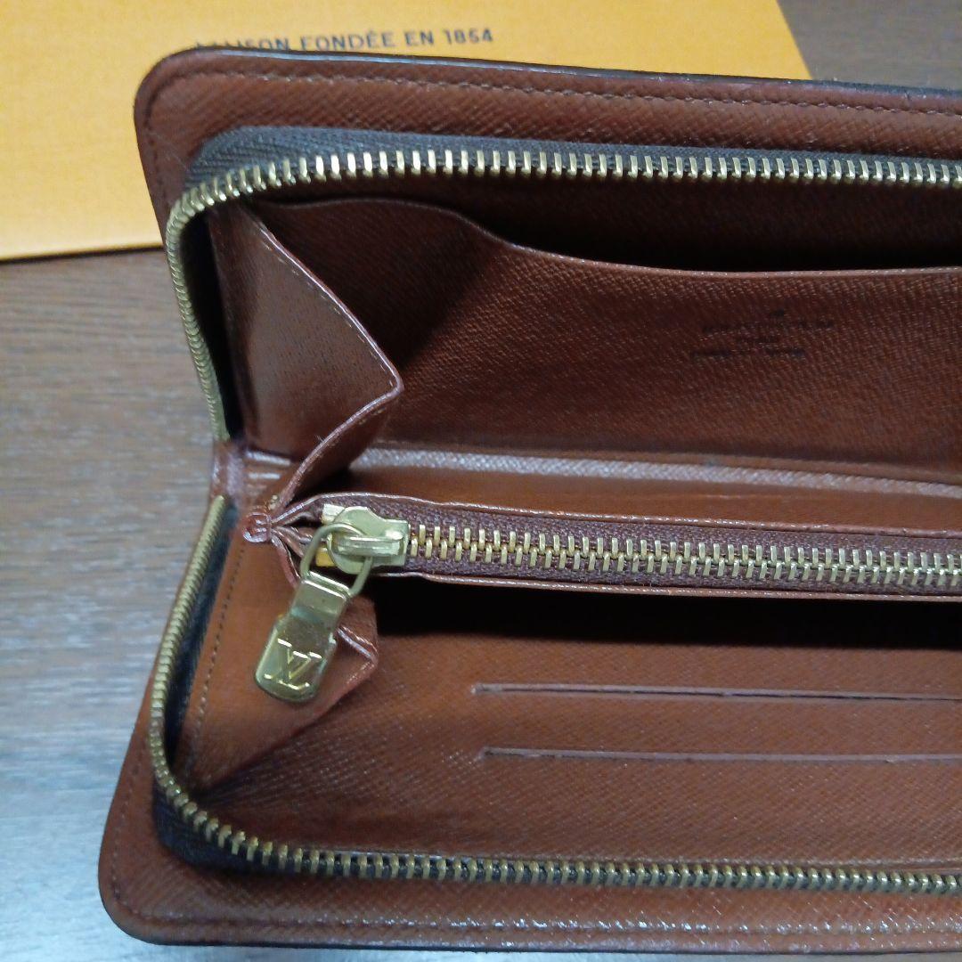 ルイ・ヴィトン。美品モノグラム、ポルトモネ、ジップ長財布