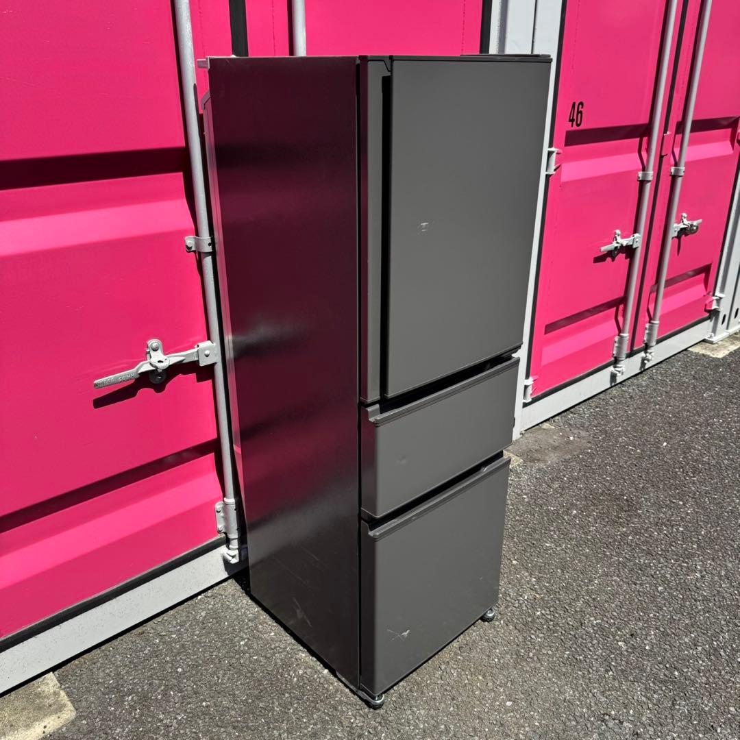 401★2023年製★三菱電機　3ドア　冷蔵庫　自動製氷　ファミリー　グレー