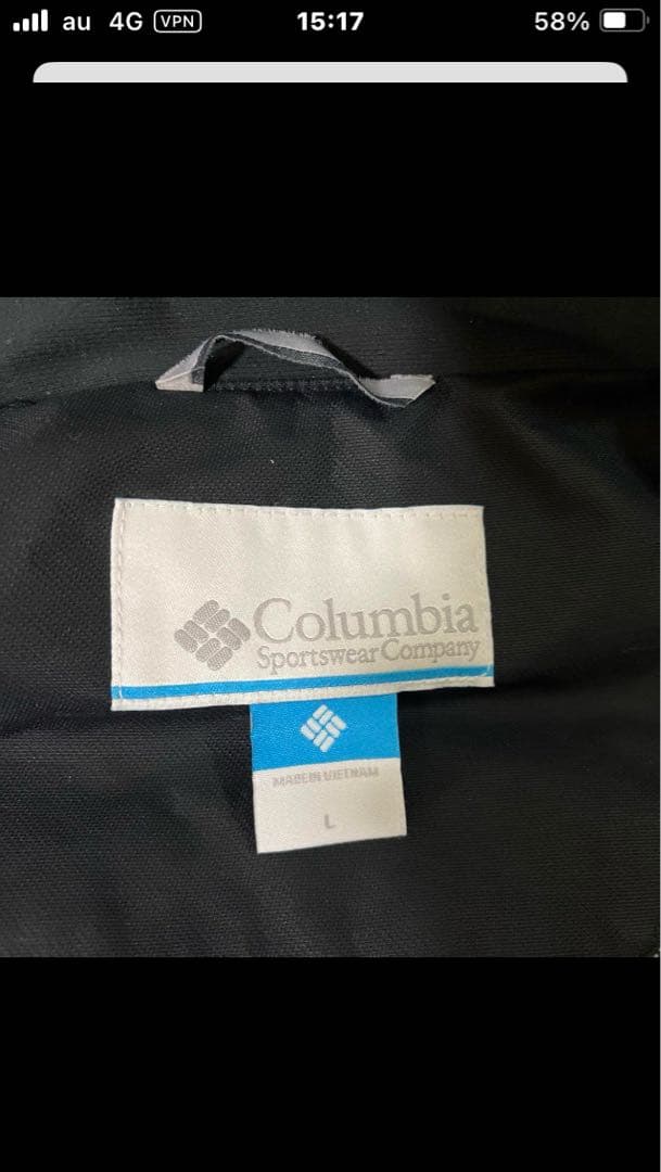 【値下げ】Columbia 防水フード付きジャケット ブラック