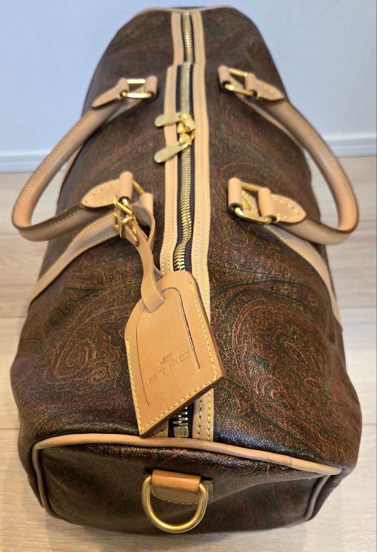 【未使用】ETRO エトロ ペイズリー柄 ボストンバッグ