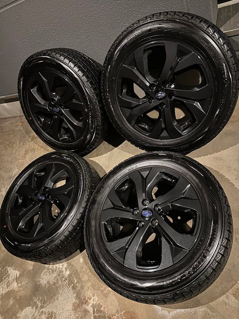 アウトバックBT5純正ホイール付スタッドレスタイヤ4本セット【12/31まで】