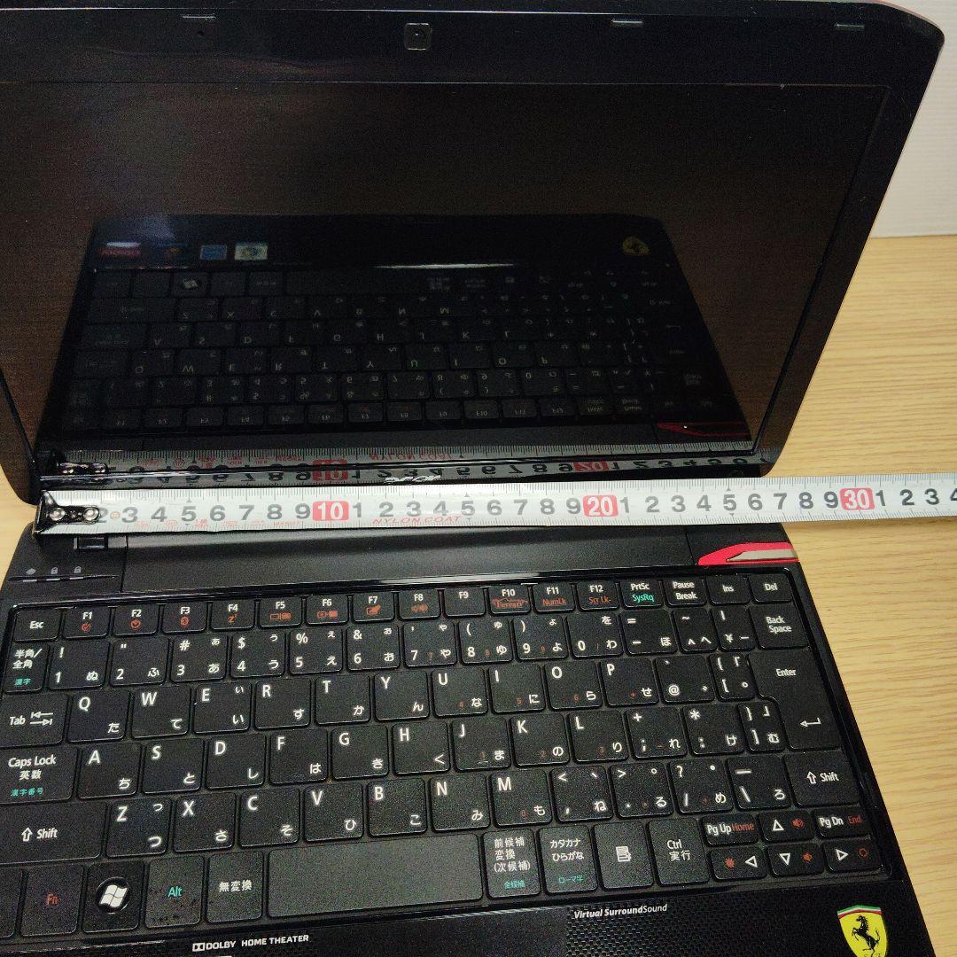 値下げ　acerフェラーリ公認ノートパソコン