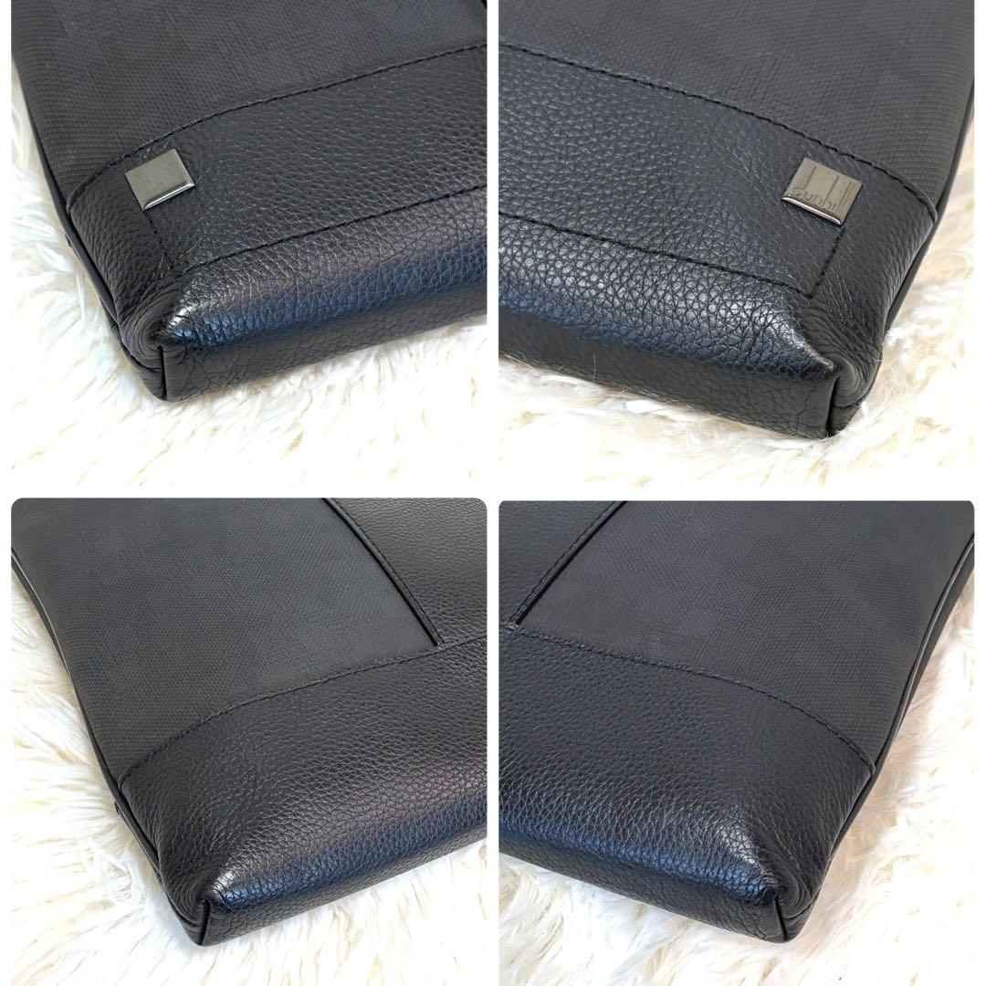 美品　ダンヒル ショルダーバッグ ブラック　メッセンジャーバック