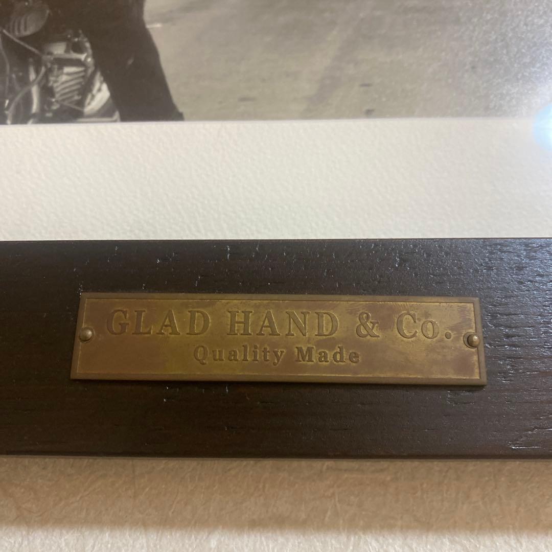 グラッドハンド アートフレーム　写真額装付き