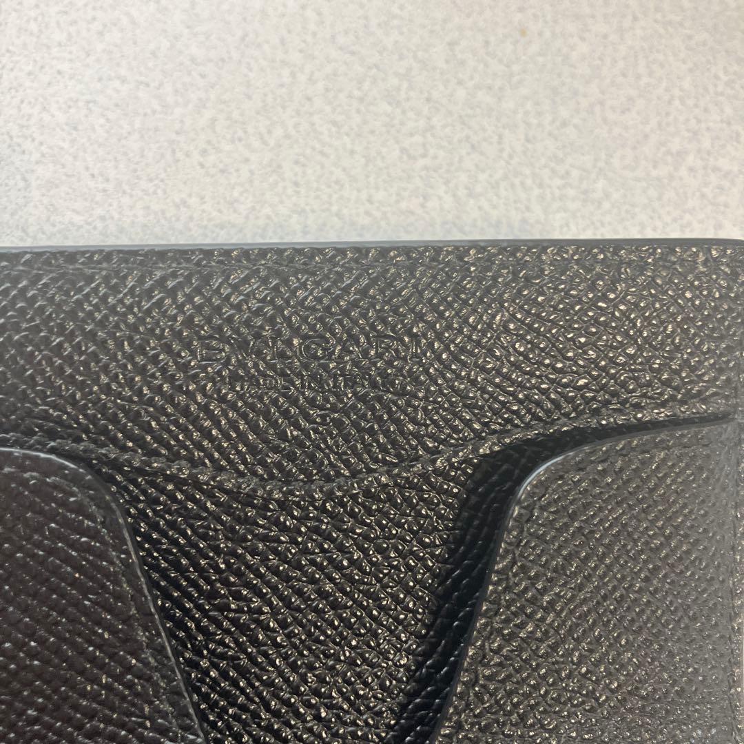 ブルガリBVLGARIブラックレザー ケース