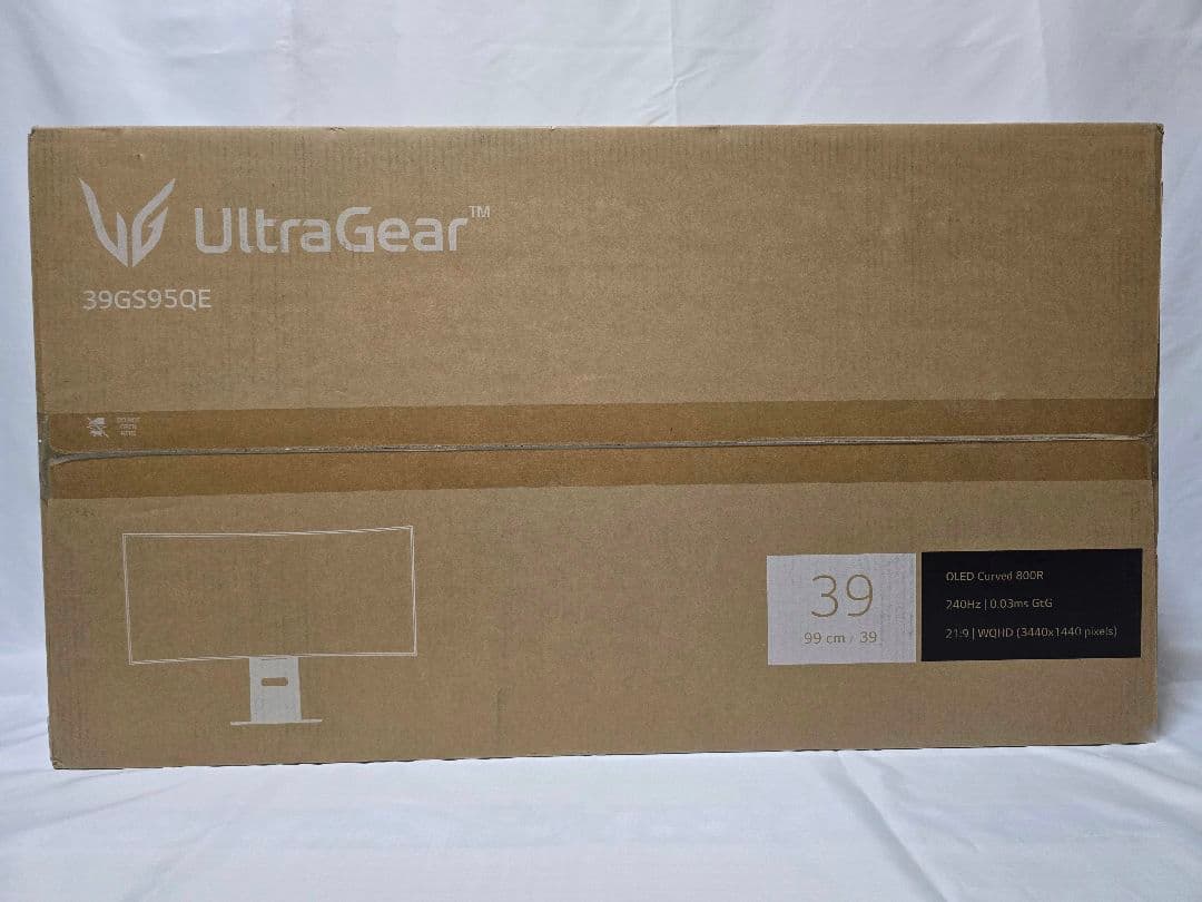 LG UltraGear 39GS95QE-B OLED 湾曲ゲーミングモニター