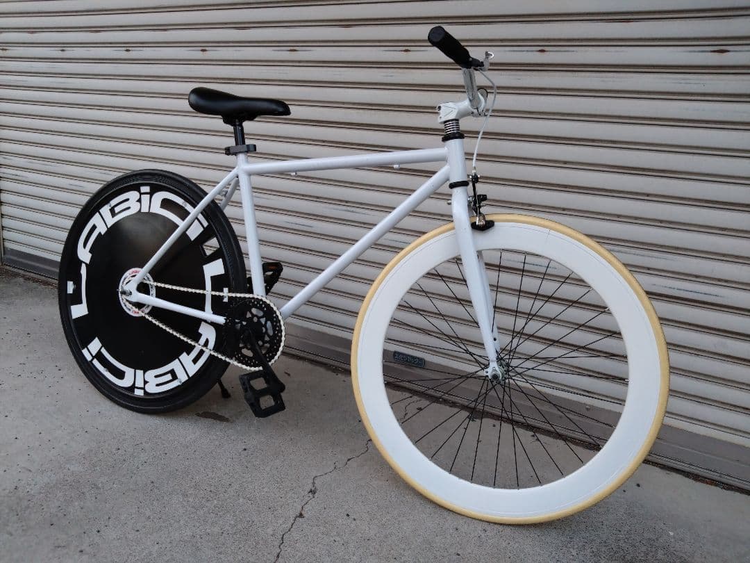 【まこやん】シングル　コースターブレーキ　ホイールカバー　ノーパンク