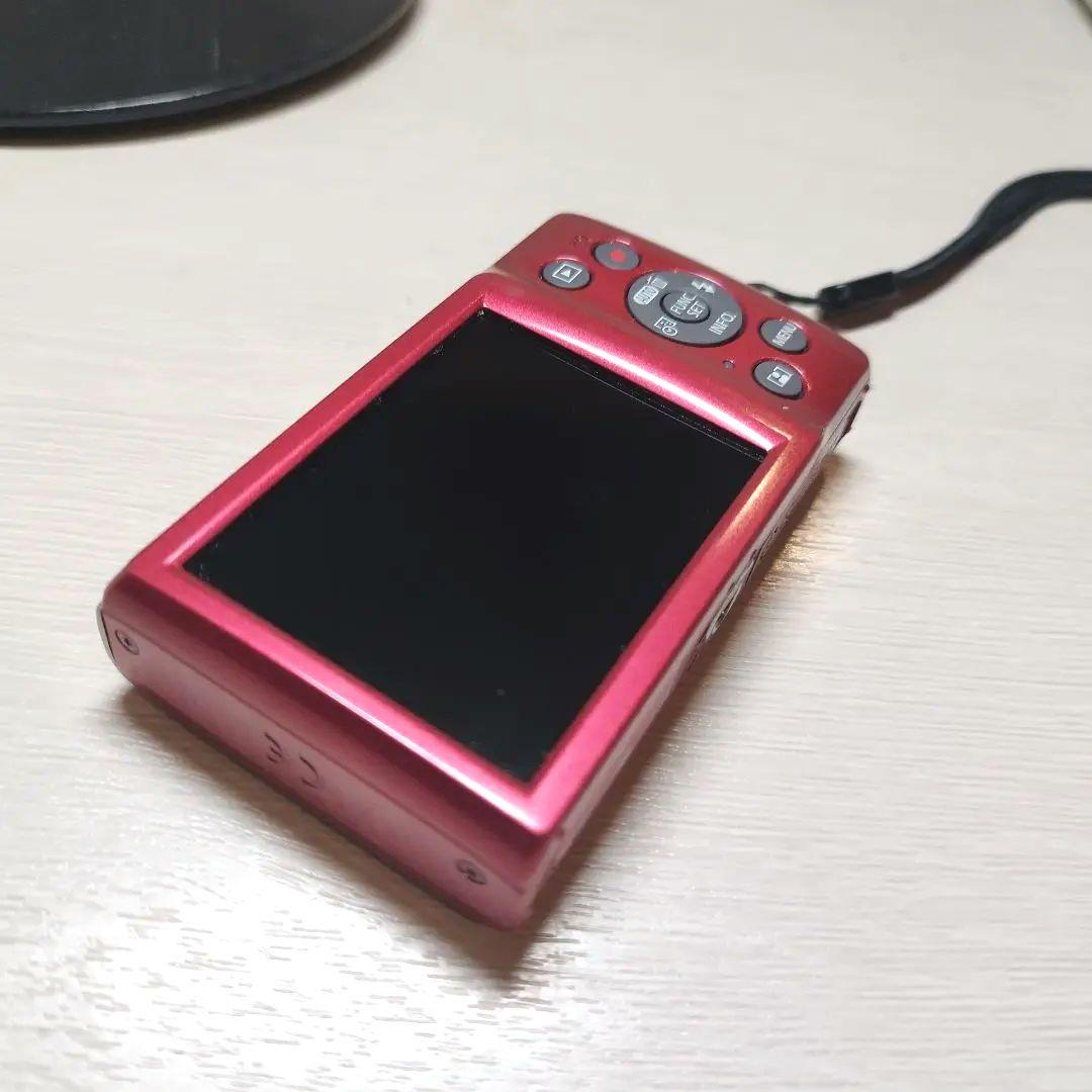 【動作品】Canon キャノン IXY 200 オールドコンデジ レッド