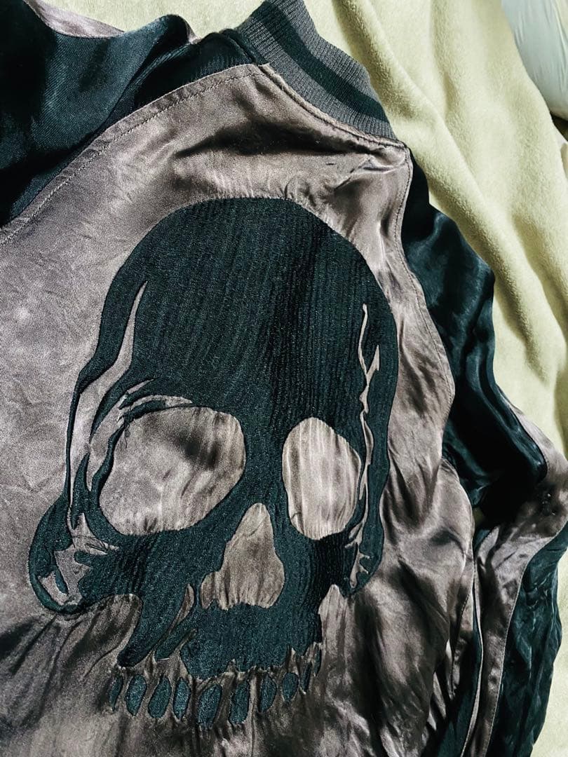 JUNK STAR 日本　限定版　スカジャン サテン　vintage 2面使う