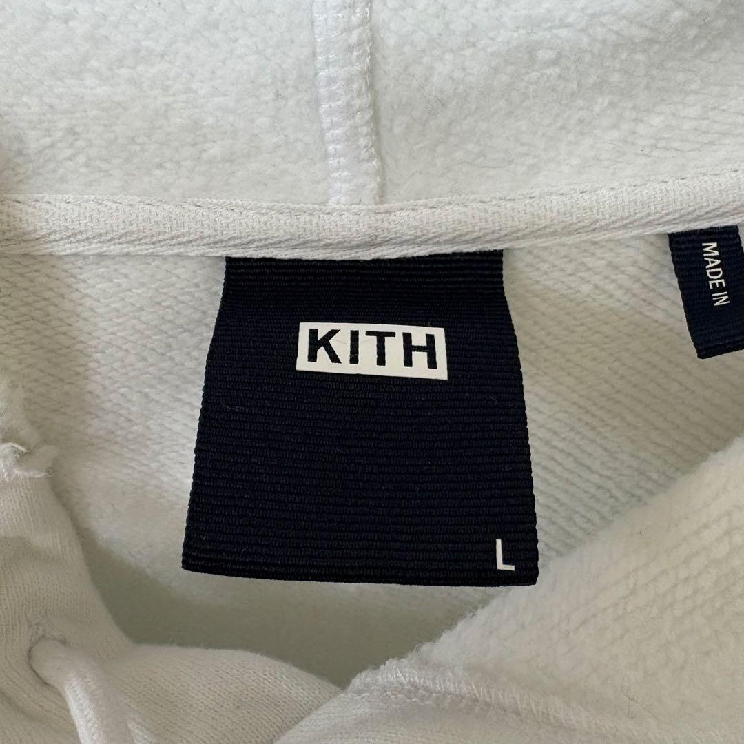 【激レア】KITH キス　パーカー　ボックスロゴ　スウェット　完売モデル　刺繍