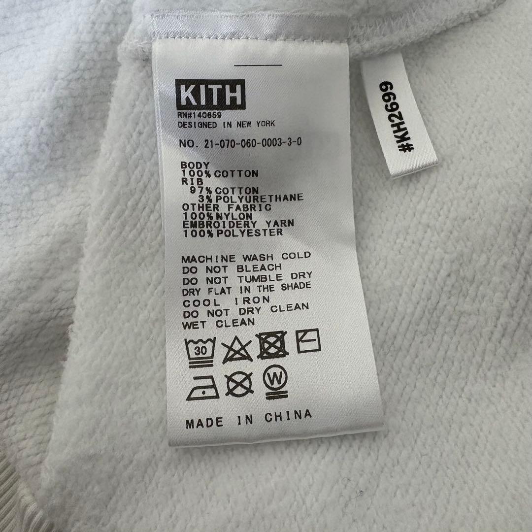 【激レア】KITH キス　パーカー　ボックスロゴ　スウェット　完売モデル　刺繍