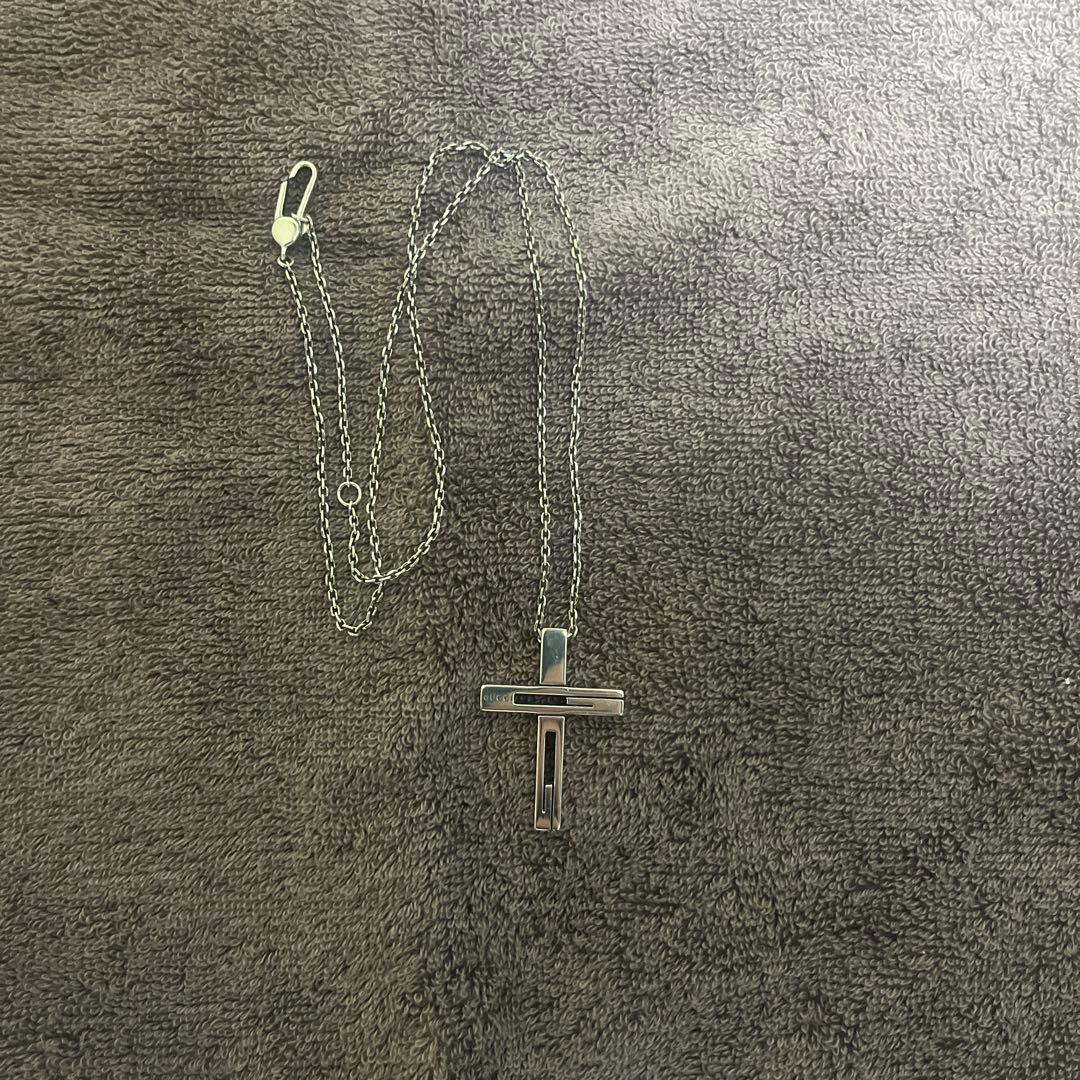 コ*ー様 GUCCI シルバー925 クロスネックレス