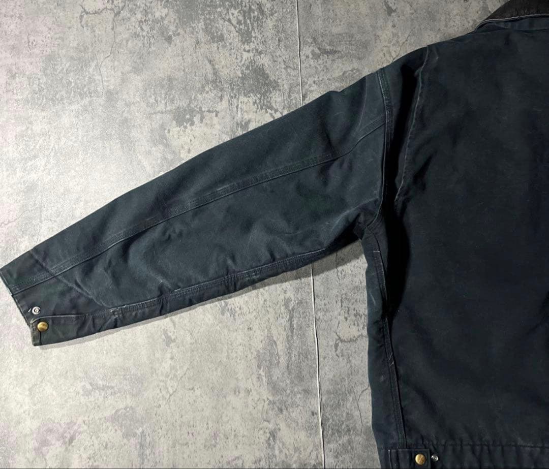 USA製 Carhartt デトロイトジャケット ブラックJ01 BLK